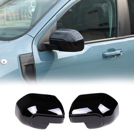 Pair Rear View Mirror Outside Housing Wing Mirror Cover Cap Compatible with Ford Maverick 2022-2024 Aunginsy Auto Rearview Protection Cover Mirror Cover Door Side Moulding Trim Exterior Accessories