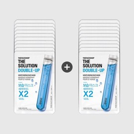 The Face Shop 20매묶음 더페이스샵 더 솔루션 더블업 보습마스크시트 20-Pack The Face Shop The Solution Double-Up Moisture Mask Sheet