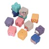 Baby Blocks Soft Silicone Baby Building Blocks Squeeze Toys for