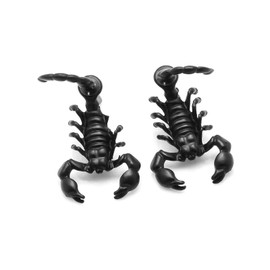 Fusamk Punk Alloy Animal Scorpion Stud Earrings