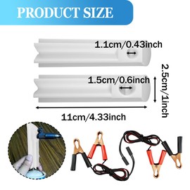 HQRNYP 4PCS Fuel Injector Cleaner Kit, Injector Tester, Universal Fuel Injector Flush Cleaner Adapter DIY Cleaning Tool Kit with Test Lead, Car Accessories Fuel Pressure Tester for Auto Car Gas Fuel