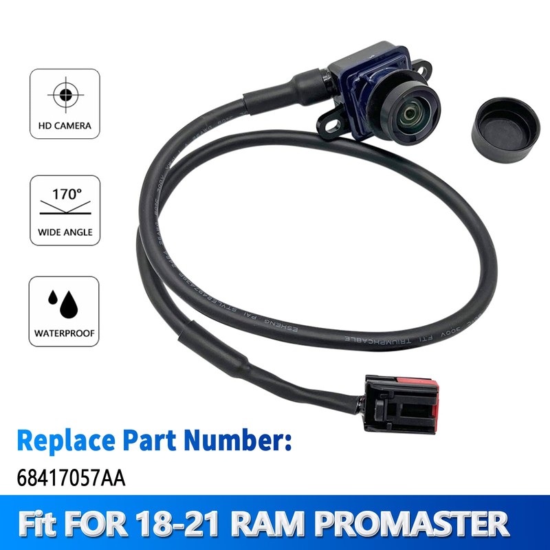 Rear View Back Up Camera Compatible with 2018-2021 RAM PROMASTER