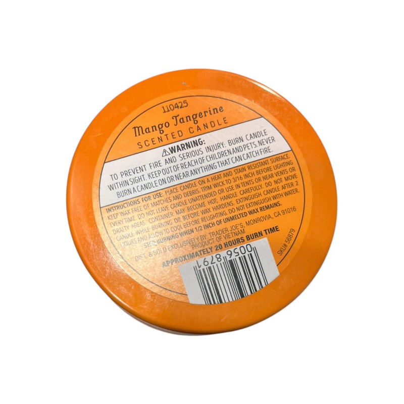 Trader Joe’s Mango Tangerine Scented Candles — Limited Edition