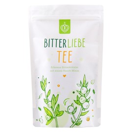 BitterLiebe® Herbal Tea Loose 100 g with the Power of Bitter Substances, Bitter Herbs, Dandelion, Centaury, Fennel, Peppermint, Approx. 60 Cups