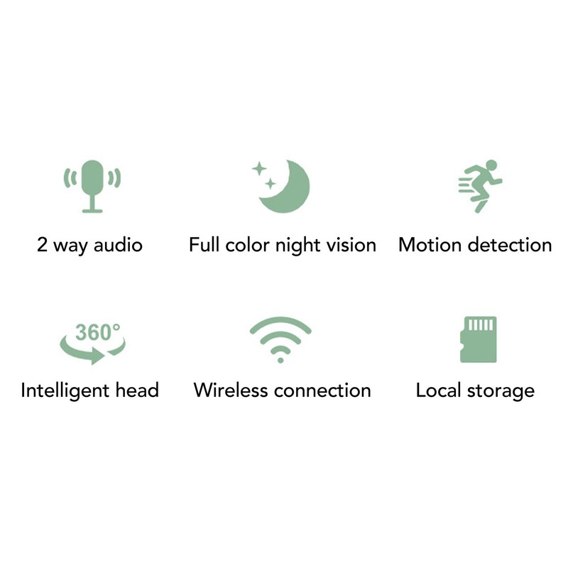 Indoor Security Camera Home 1080P HD 2 Way Audio Motion