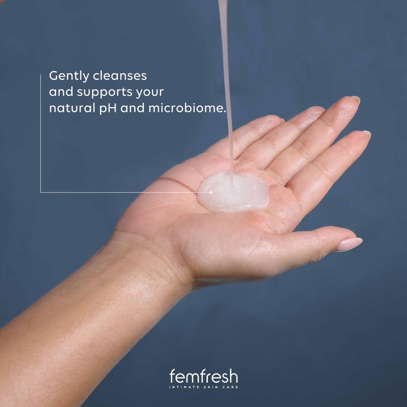 Femfresh Active Intimate Wash, Feminine Hygiene Shower Gel Cleanser, pH