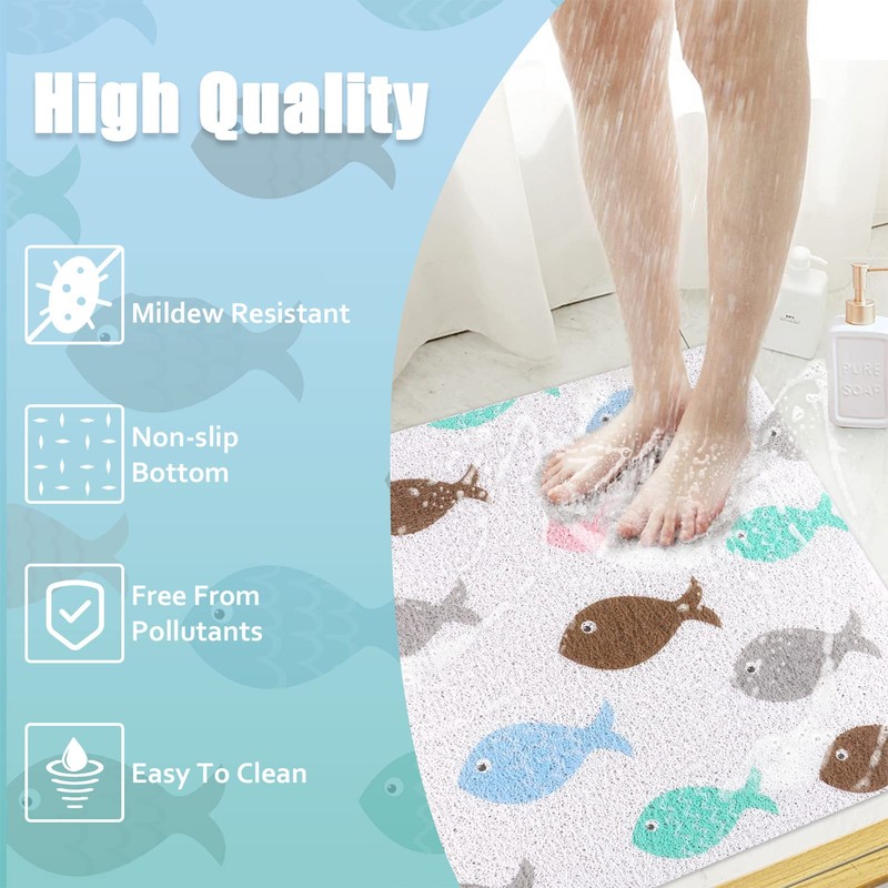 Shower Mat Bath Mat Non Slip Anti Mould Bathroom Bath