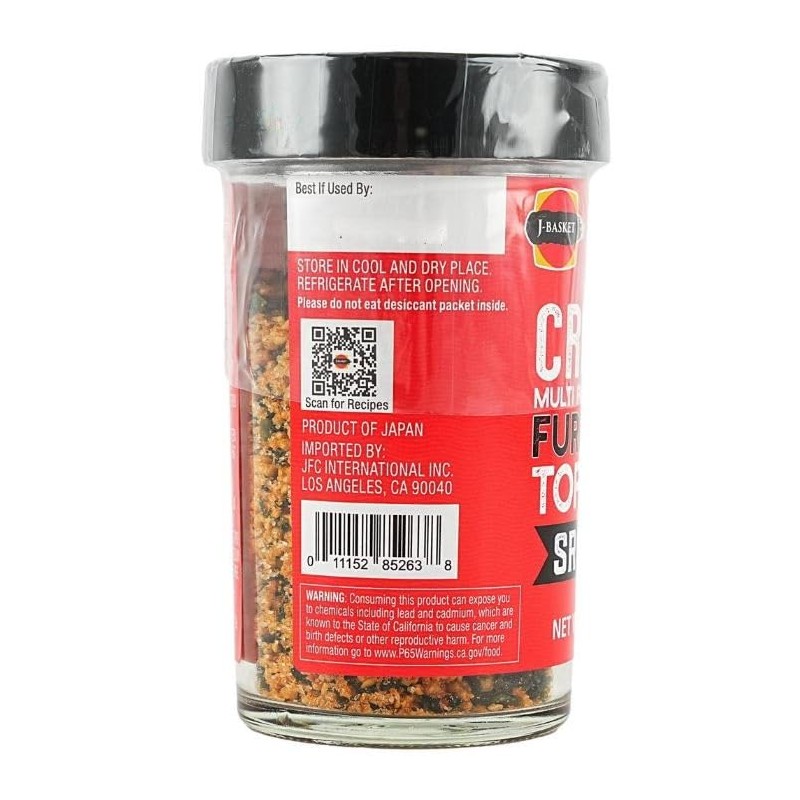 Crunchy Sriracha Flavored Furikake Rice Seasoning - Great for Popcorn,