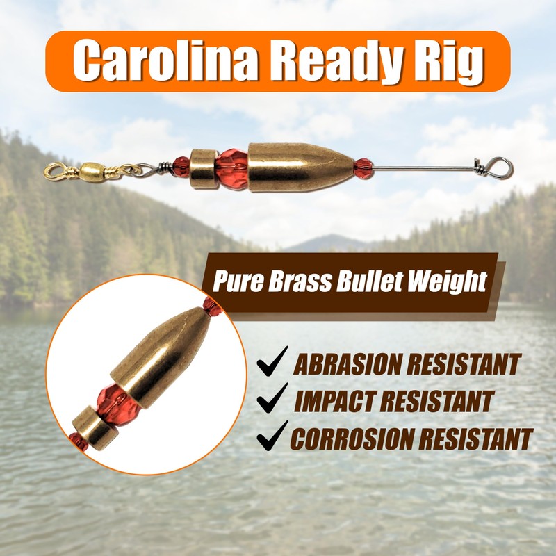 Reaction Tackle Carolina Rig - 1/2oz - Brass