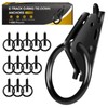 Onesnt 12 Pack E-Track O-Ring Tie-Down Anchors for Secure Motorcycles,