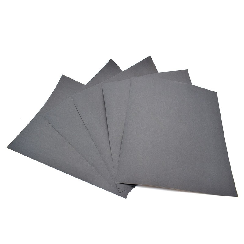 5 Sheets -Grit 800 Waterproof Paper 230 x280mm Wet/Dry Silicon