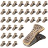 35 Pack Mini Metal Alligator Clips for Crafts Non-slip Silicone-coated