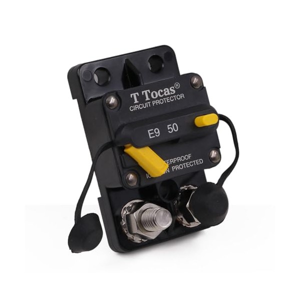 T Tocas T Tocas 50A Amp Circuit Breaker with Manual