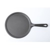 HAWOK Cast Iron Round Griddle, Pre-seasoned Comal Pan, 9.5" Crepe