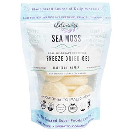 Elderwise Organics Sea Moss Gel – Freeze Dried Organic Sea Moss Gel, Wildcrafted, Natural, Pure Non-GMO Sea Moss Raw Organic, No Refrigeration Required (12 pcs)