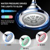 JINYOMFLY Rain Shower with LED, 7 Shower Modes, LED Colour