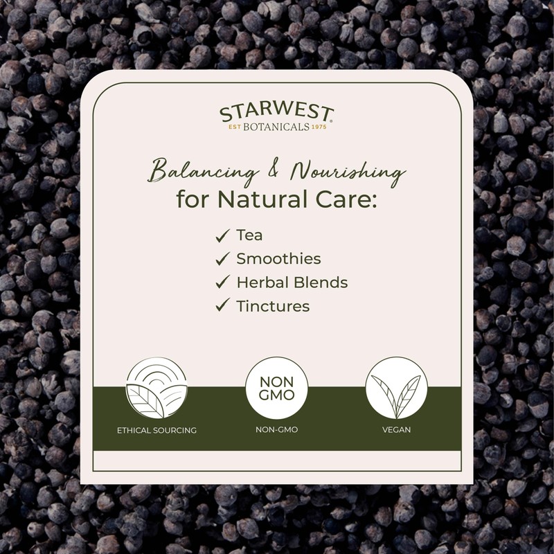 Starwest Botanicals Chaste Tree Berries Organic - Dried Loose Leaf