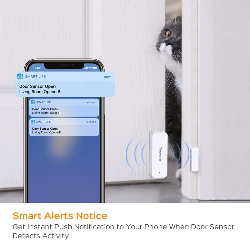 Panamalar Wireless Door Window Sensor, Low Energy Door and Window