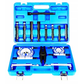 YOTOO Bearing Puller Set, 5 Ton Capacity Bearing Separator Kit with 2" and 3" Jaws, Wheel Hub Axle Puller Set, Heavy Duty Bearing Splitter Tool Kit with Case, Blue