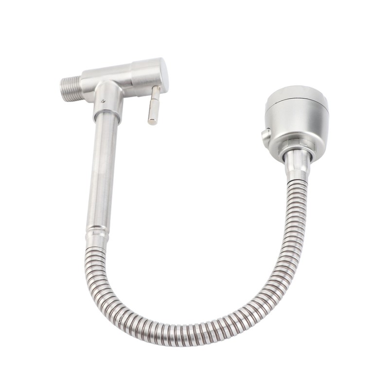 Wall-Mounted Kitchen Faucets 2 Water Modes High Arc Single Handle