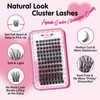 Lash Clusters, 96 Pcs Individual Lashes Natural Look Cluster Lashes