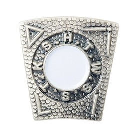 The Masonic Collection - Mark Degree Keystone Badge - 3D Effects - Clutch Pin Fitting - A Useful Gift Accessory For Freemason Men