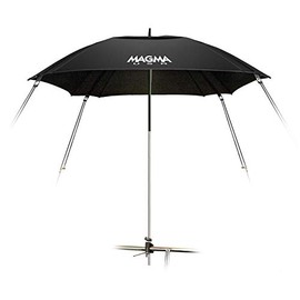 Magma Products, B10-404-2 Rail Mounted Boat Umbrella, Jet Black, 1-1/8" / 1-1/4"