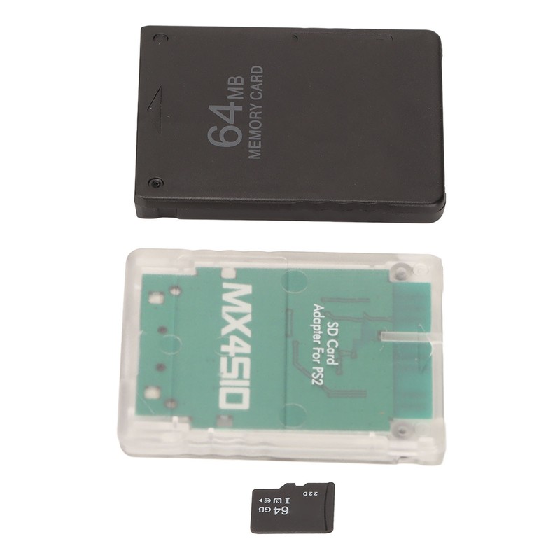 Memory Card Reader Stable Replacement Memory Card Adapter with 64G