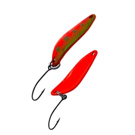 Beast Trout Spoon - 3g - Trout Fishing Spoon - UL Fishing (Red, Green - Red)
