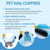 TULAMORIY Stainless Steel Dog and Cat Claw Scissors, Stainless Steel