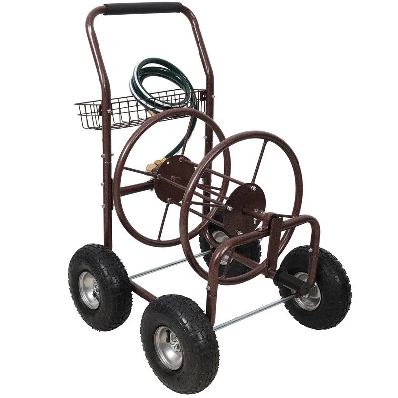 Unbranded Hose Reel Cart 250ft. Heavy Duty Garden Water Yard