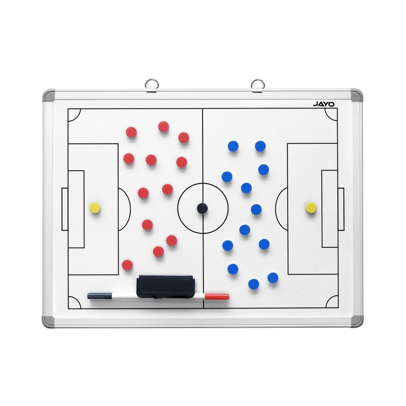 JAYO 18" x 24" Portable Soccer Tactic Board Double Sided