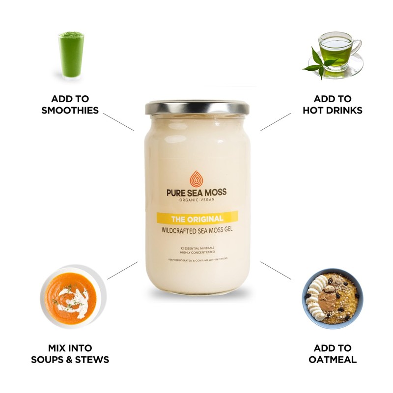 generic Organic Sea Moss Gel by Pure Sea Moss UK
