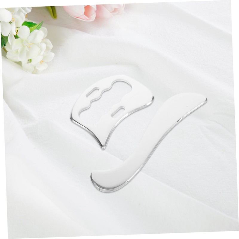 BIUDECO 1 set Stainless Steel Gua Massage Tool Set Soft