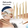 1 PCS Multipurpose Pointy Hook 45 Degree Eyelash Extension Tweezer