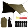 Swiss Outdoors Rain Fly Tarp | Waterproof Tent Shelter Canopy