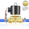 TAILONZ PNEUMATIC 3/8 Inch BSP 12V Brass Electric Solenoid Valve