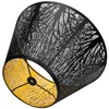 Medium Lamp Shade, ALUCSET Barrel Metal Lampshade with Pattern of