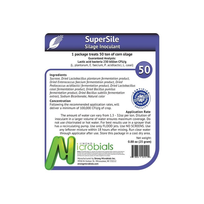 SuperSile-Silage Inoculant 50 Ton Treatment