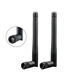 Rydocyee Paquete de 2 antenas WiFi Bluetooth y paquete de 2 pigtails, antena de tarjeta WiFi 3dBi 5Ghz 2.4Ghz, cable RP SMA-hembra a IPEX4/MHF4 de 20 cm para tarjeta de red M.2 NGFF y routers