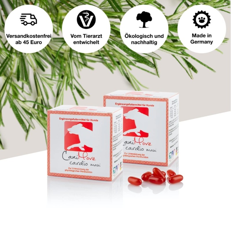 CaniMove Cardio Maxi Double Pack (200 Capsules) - Effective Support