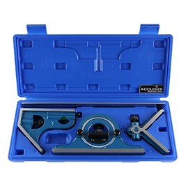 Accusize - 12" 4R Juego de 4 Escuadras Combinadas, #0000-8101