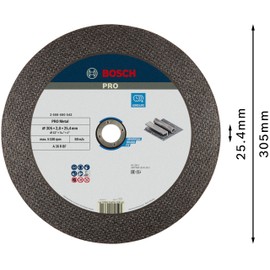 Bosch 2608600542" Expert Cutting Disc for Metal, Black, 350 x 2.8 x 25.4 mm