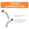 GASHER 1PCS 45 Degree Elbow Aluminum Alloy Tube Intercooler Pipe