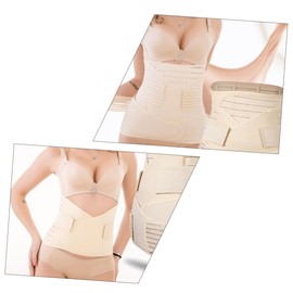 LALAFINA 3pcs Belly Girdle Support Band Postpartum Belly Wrap Post Pregnancy Para Mujer Postpartum Postpartum? Polyester Woman Breathable Girth