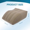 ZYODUOB Inflatable Leg Pillow, Portable Wedge Pillow for Sleeping, Knee