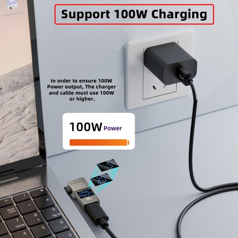 NFHK USB C to DC Adapter, USB-C Female to DC