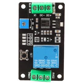 DC 24V Timer Relay, Delay Controller Board Delay off Cycle Timer 0.1-120 Secs Trigger Delay Switching Relay Module for Smart Home, Tachograph