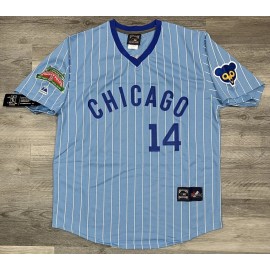 Ernie Banks Chicago Cubs 1970's Wrigley 100th Cooperstown Jersey Men’s Large