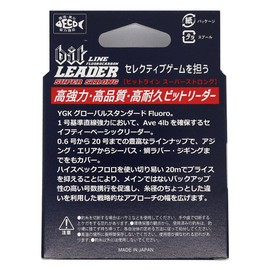 X-Braid Shock Leader, Bit Leader, Super Strong, Fluorocarbon 65.6 ft (20 m), No. 20, 70 lb, Natural